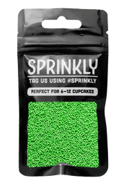 100's & 1000's - Green Sprinkles SPRINKLY 30g Sample Packet