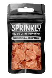 Fruit Jelly Segments - Orange Sprinkles SPRINKLY 30g Sample Packet