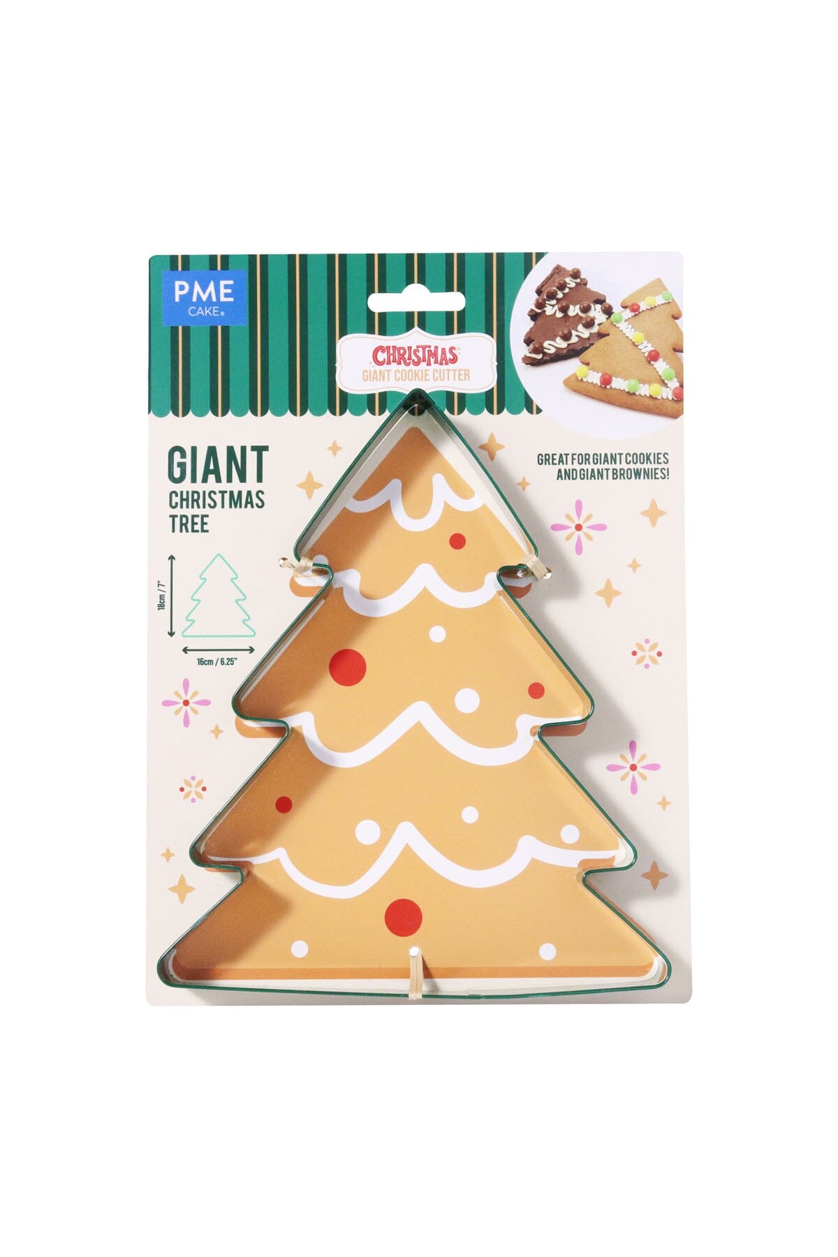 Giant Christmas Cookie Cutter Christmas Tree (18cm 7inch)