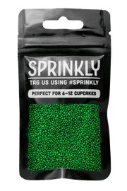 Glimmer 100's & 1000's - Dark Green (No E171) Sprinkles SPRINKLY