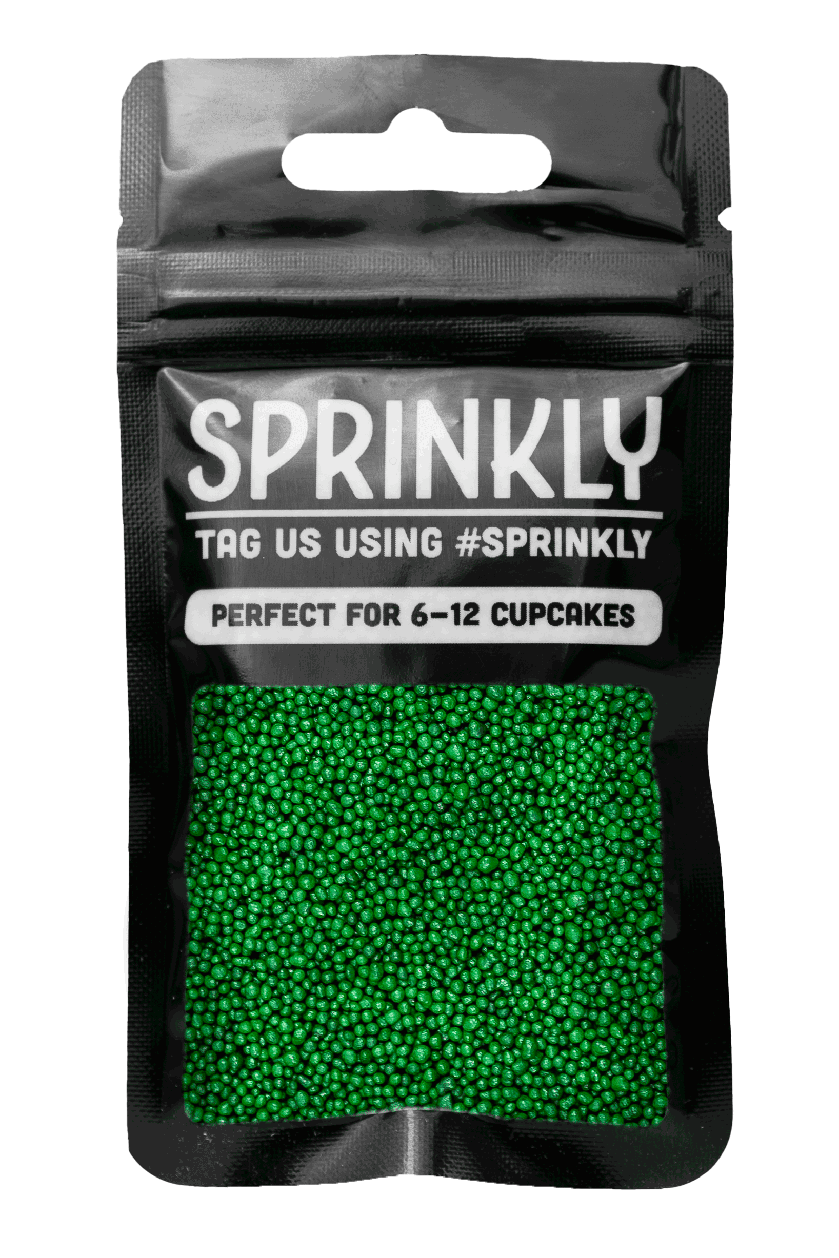 Glimmer 100's & 1000's - Dark Green (No E171) Sprinkles SPRINKLY