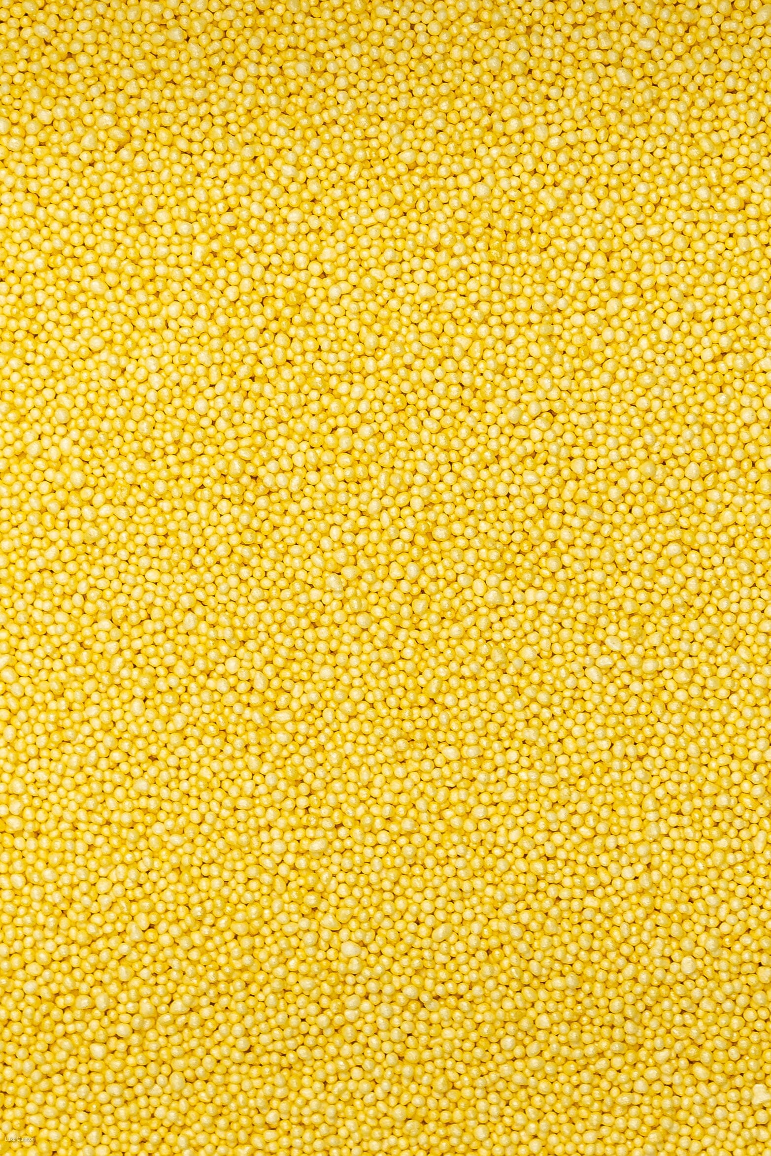 Glimmer 100's & 1000's - Pastel Yellow (No E171) Sprinkles SPRINKLY