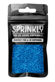 Glimmer Strands - Blue (No E171) Sprinkles SPRINKLY