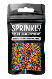 Glimmer Strands - Rainbow (No E171) Sprinkles SPRINKLY