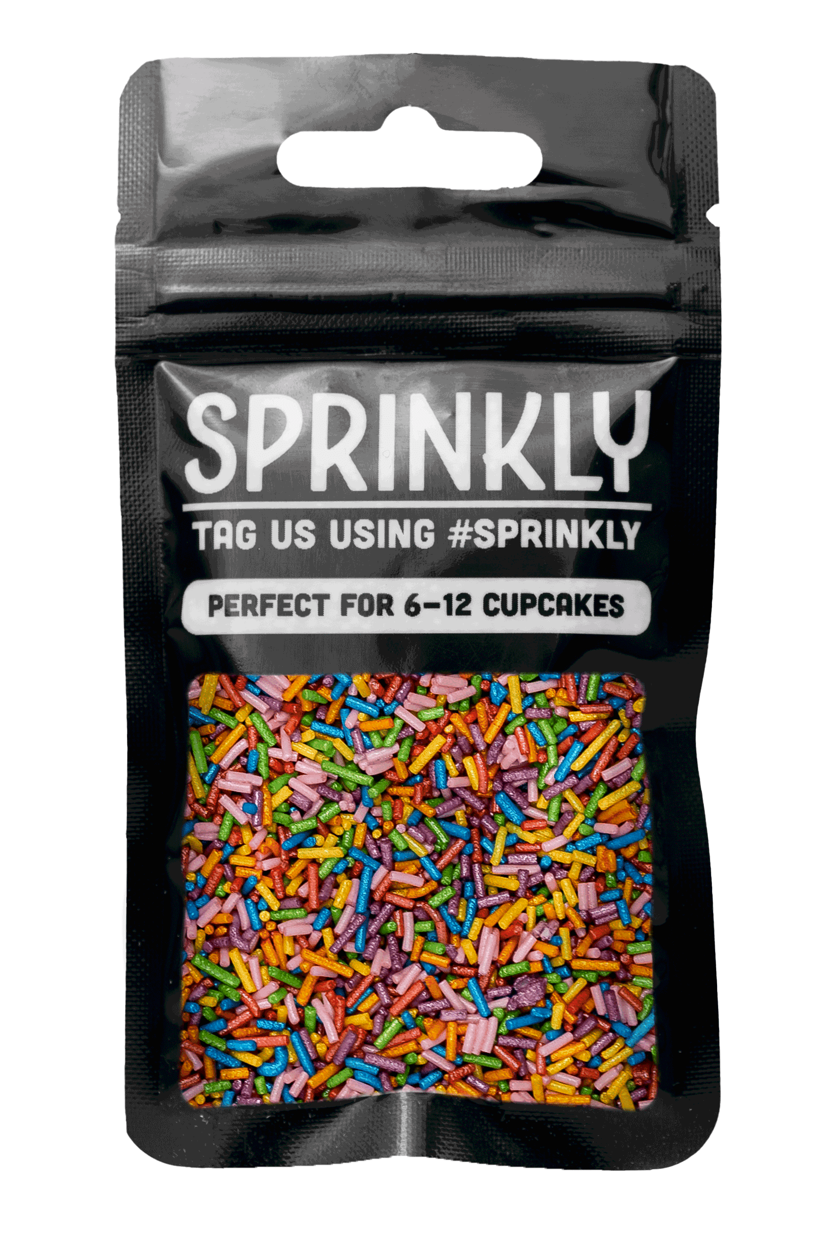 Glimmer Strands - Rainbow (No E171) Sprinkles SPRINKLY