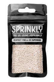 Glimmer Strands - White (No E171) Sprinkles SPRINKLY