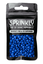 Mini Chocolate Beans - Royal Blue Sprinkles Sprinkly 30g Sample Packet