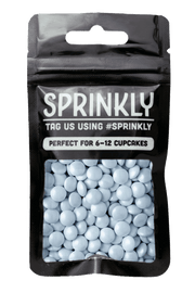 Mini Chocolate Beans - White Sprinkles Sprinkly 30g Sample Packet
