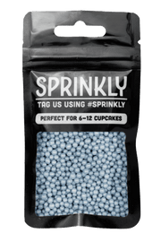 Shimmer Pearls - Pastel Blue Sprinkles SPRINKLY 30g Sample Packet