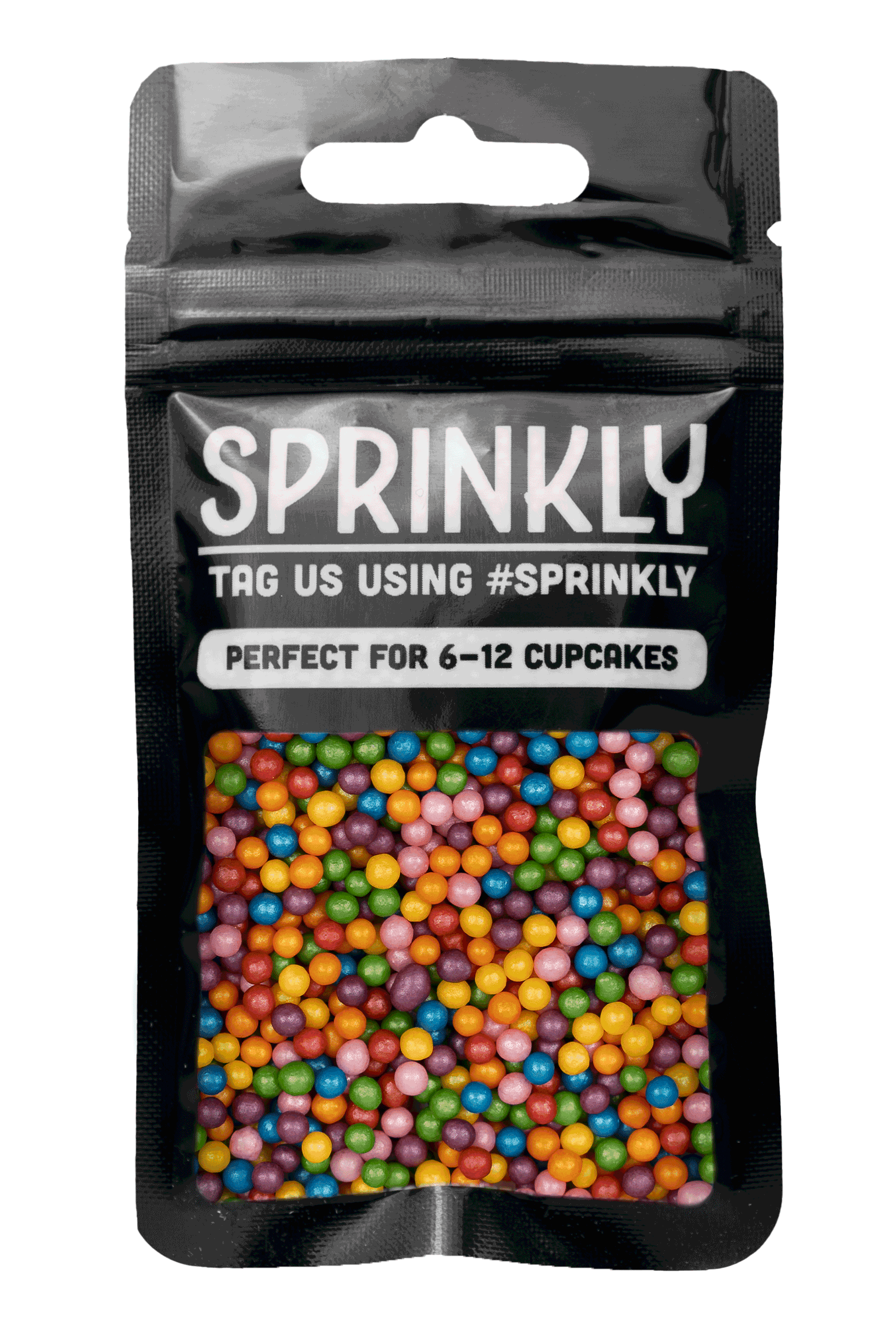 Shimmer Pearls - Rainbow Sprinkles SPRINKLY 30g Sample Packet