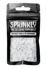 Sprinkle Shapes - Skulls (White) Sprinkly