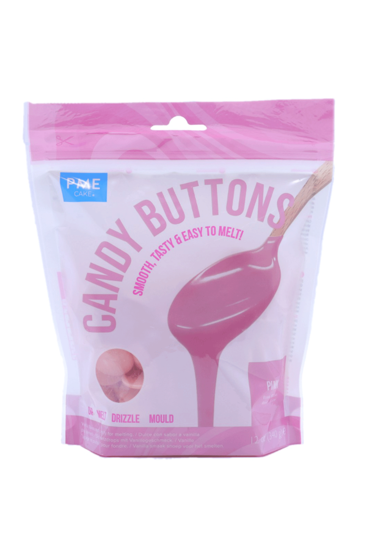 Candy Buttons - Pink (284g/10 oz) PME