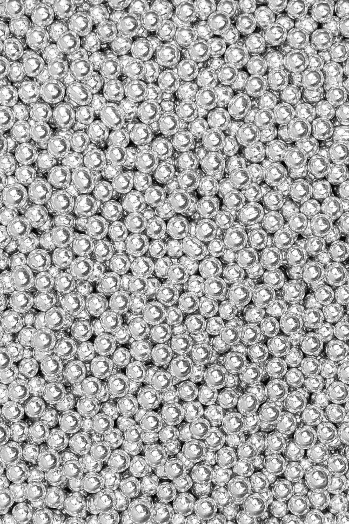 Chocolate Balls - Silver - (Small/6mm) Sprinkles Sprinkly