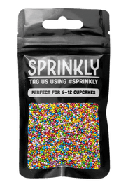 Glimmer 100's & 1000's - Rainbow Sprinkles Sprinkly 30g Sample Packet