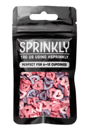 Hearts - Pink, Violet & Red (Open) Sprinkles Sprinkly