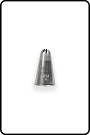 JEM Nozzle, Loose - Closed Star #30 Piping Nozzle JEM