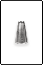JEM Nozzle, Loose - Fine Tooth Open Star #172 Piping Nozzle JEM