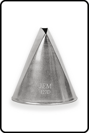JEM Nozzle, Loose - Giant Rose / Petal / Ruffle #127D Piping Nozzle JEM