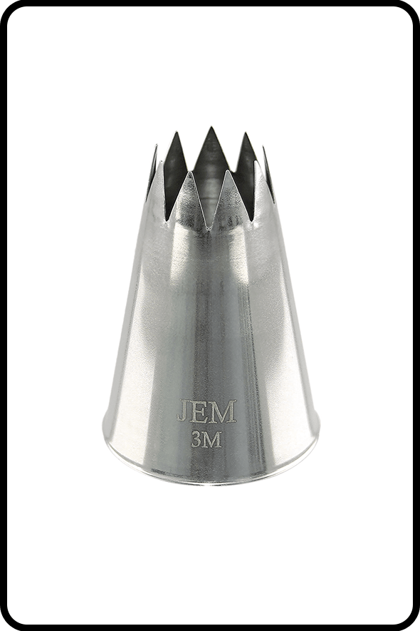 JEM Piping Nozzle #3M Open Star Savoy - Main Image