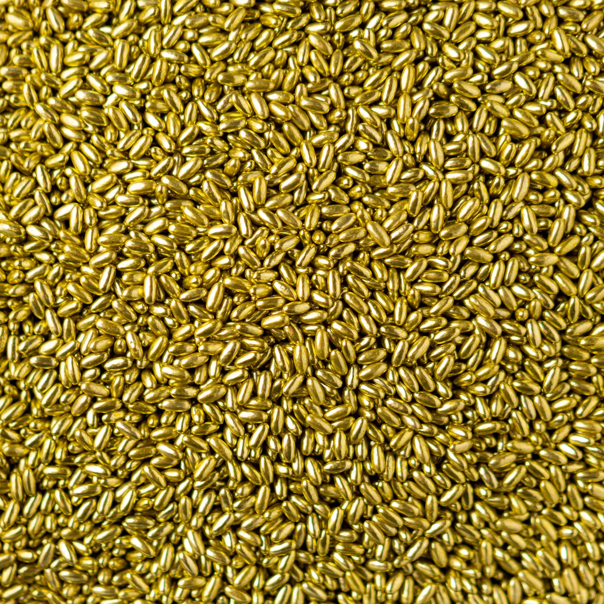 Metallic Rice - Gold Sprinkles Sprinkly