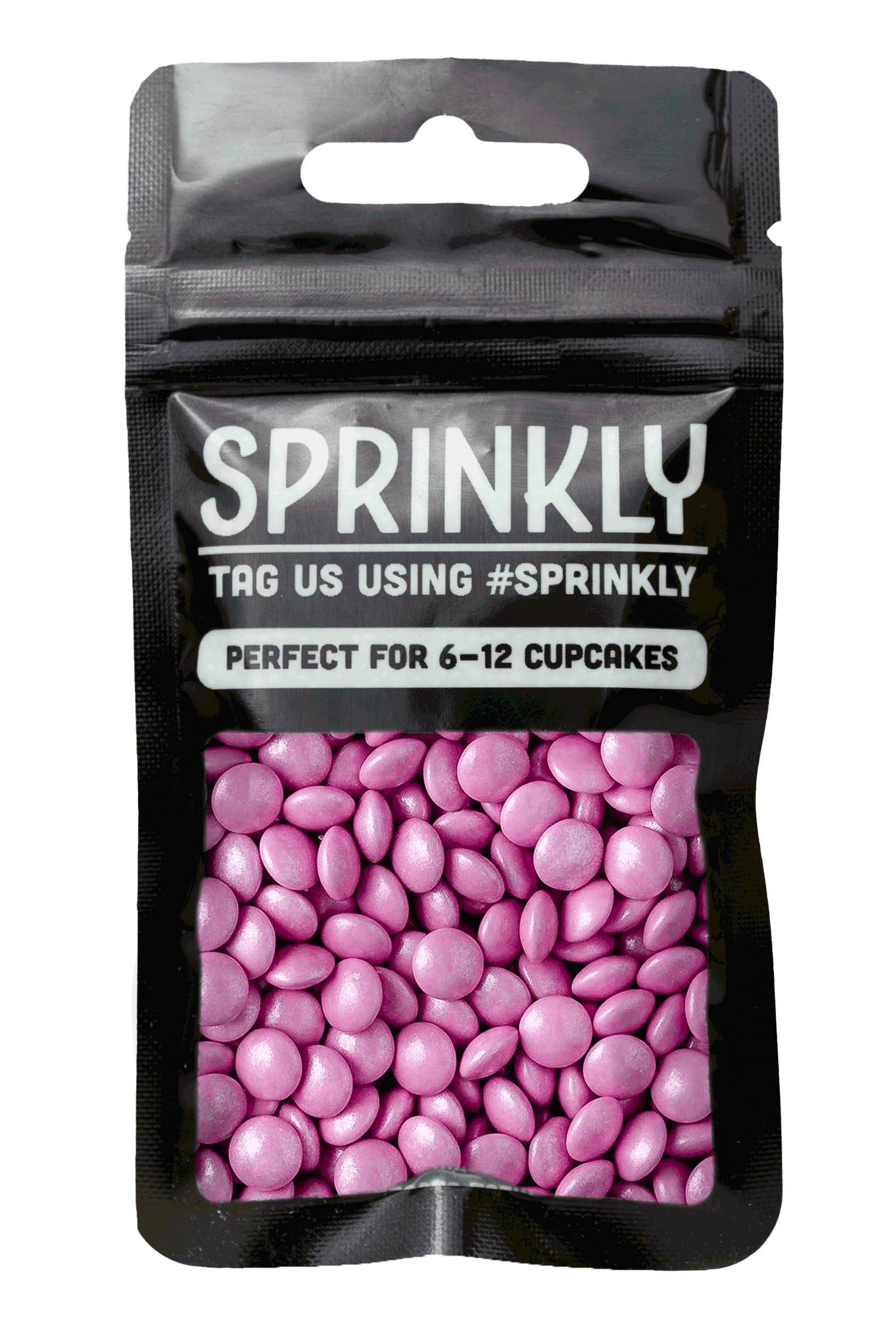 Mini Chocolate Beans - Baby Pink Sprinkles Sprinkly 