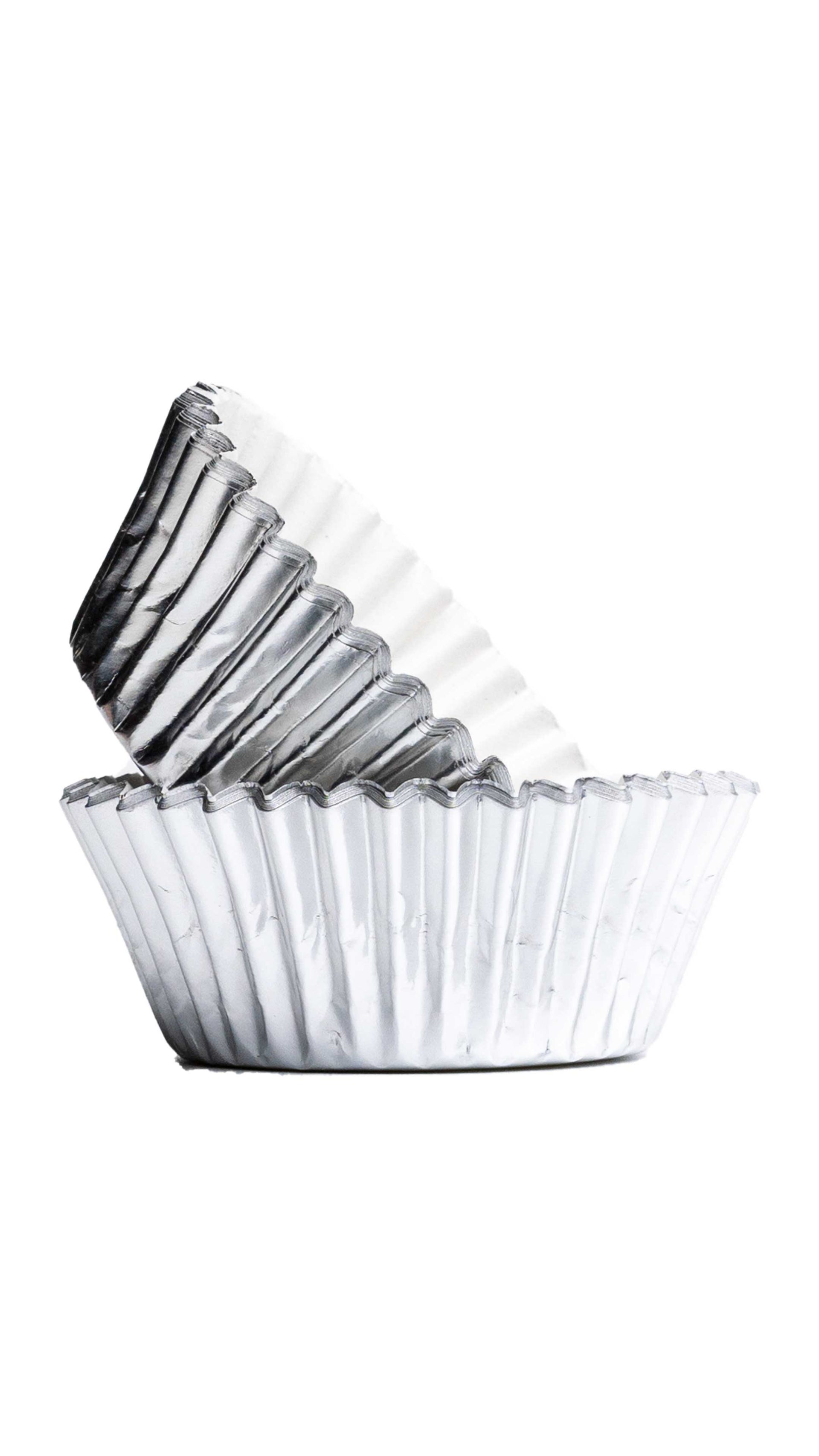 PME - Cupcake Cases - Metallic Silver - 30 Pack Cupcake Cases PME