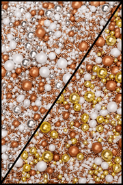 Sprinkle Blend - Boujee (Silver or Gold) Sprinkles Sprinkly