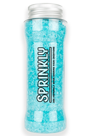 Sugar Crystals - Turquoise Sprinkles Sprinkly 175ml/6oz Pot