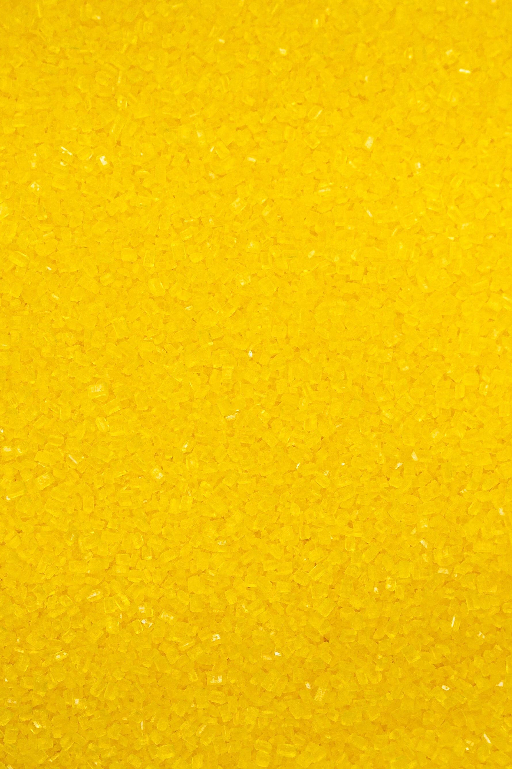 Sugar Crystals - Yellow Sprinkles Sprinkly