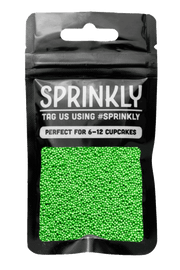 100's & 1000's - Green Sprinkles SPRINKLY 30g Sample Packet 