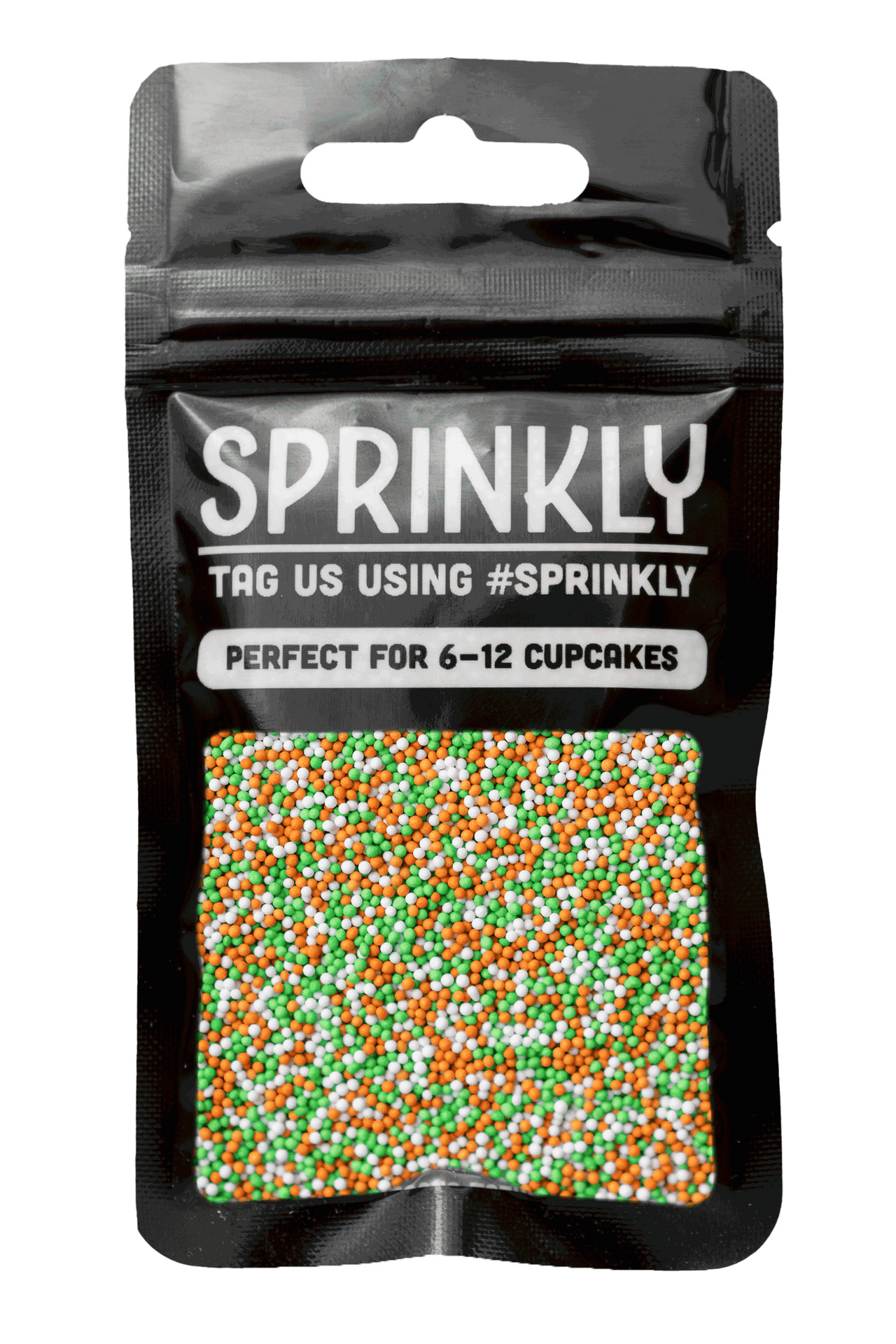 100's & 1000's - Orange, Green & White (St Patricks Day/Irish ☘️ ) Sprinkles SPRINKLY 30g Sample Packet 