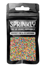 100's & 1000's - Rainbow Sprinkles SPRINKLY 30g Sample Packet 