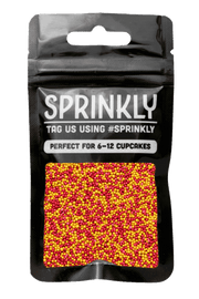 100's & 1000's - Red & Gold (Lunar New Year Mix) Sprinkles SPRINKLY 30g Sample Packet 