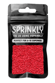 100's & 1000's - Red Sprinkles SPRINKLY 30g Sample Packet 