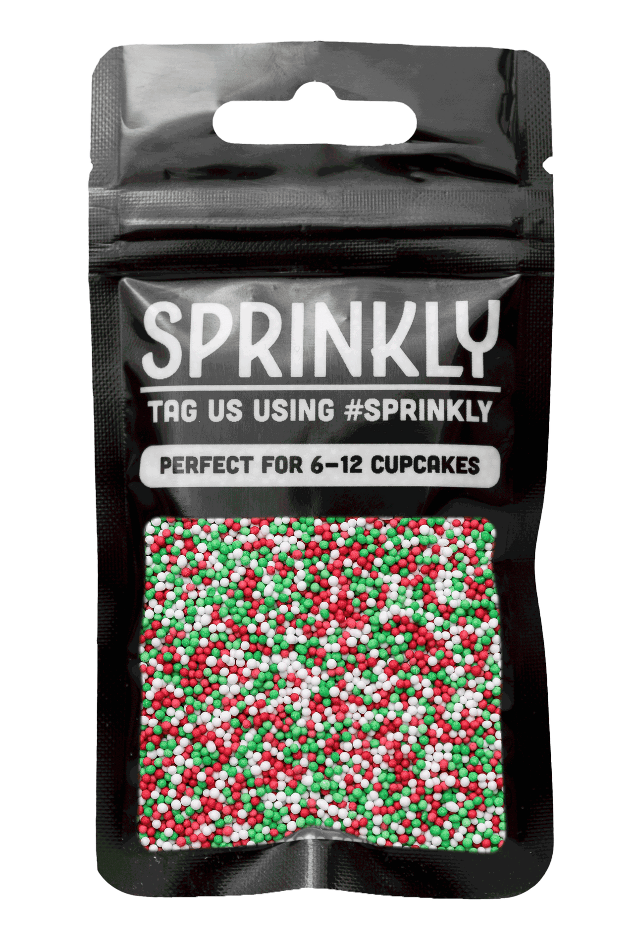 100's & 1000's - Red, White & Green Sprinkles Sprinkly 