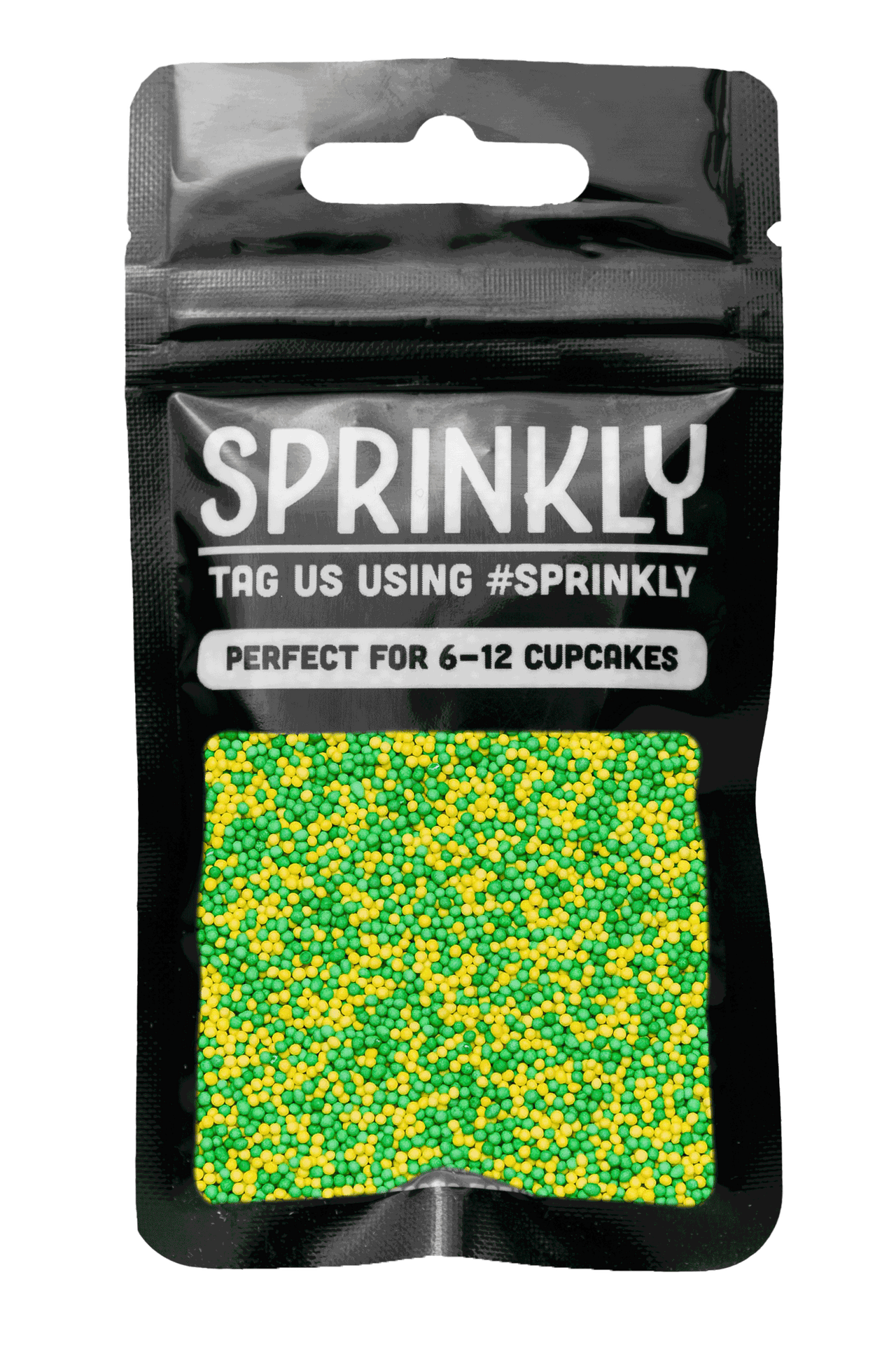 100's & 1000's - Yellow & Green Sprinkles SPRINKLY 30g Sample Packet 