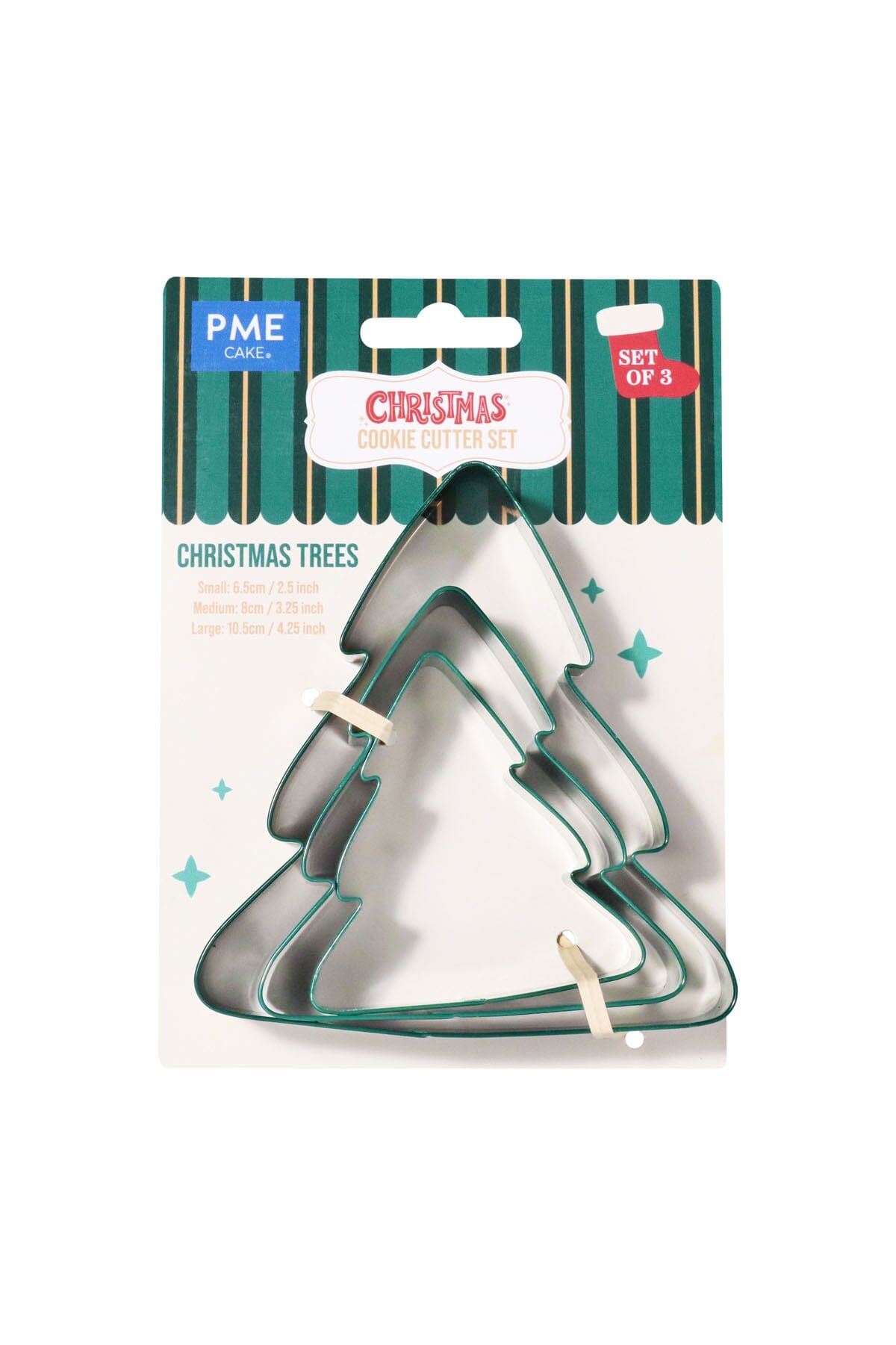 Christmas Cookie Cutter Set of 3 - Christmas Trees PME 