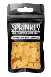 Fruit Jelly Segments - Lemon Sprinkles SPRINKLY 30g Sample Packet 