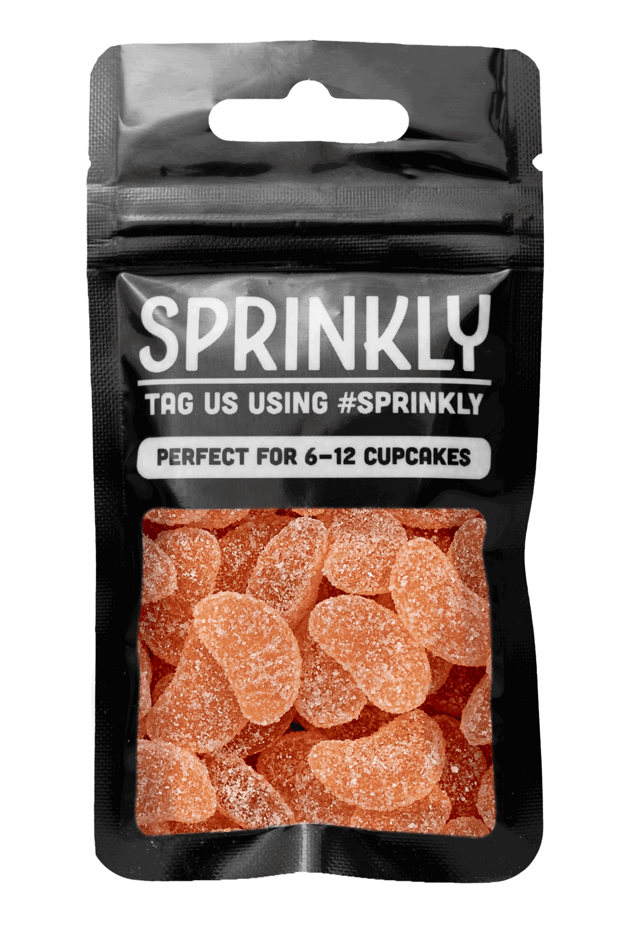 Fruit Jelly Segments - Orange Sprinkles SPRINKLY 30g Sample Packet 