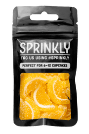 Fruit Jelly Slices - Lemon Sprinkles SPRINKLY 30g Sample Packet 