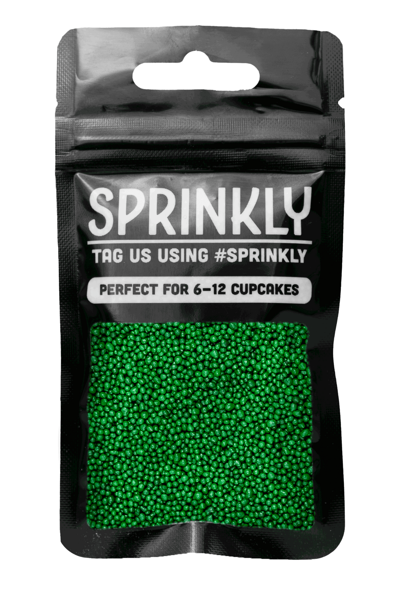 Glimmer 100's & 1000's - Dark Green (No E171) Sprinkles SPRINKLY