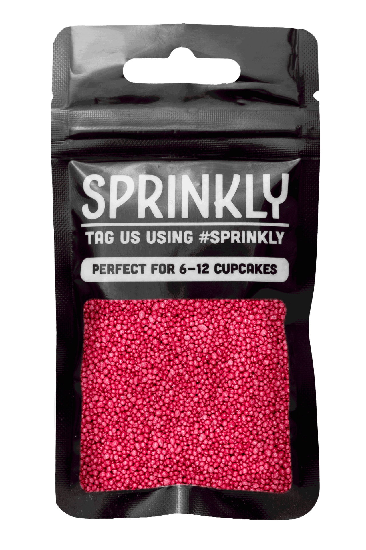 Glimmer 100's & 1000's - Deep Pink (No E171) Sprinkles SPRINKLY