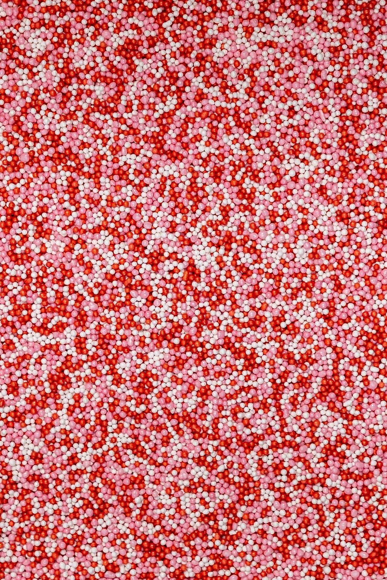 Glimmer 100's & 1000's - Pink, Red & White (No E171) Sprinkles SPRINKLY 