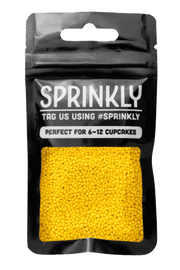 Glimmer 100's & 1000's - Yellow (No E171) Sprinkles SPRINKLY