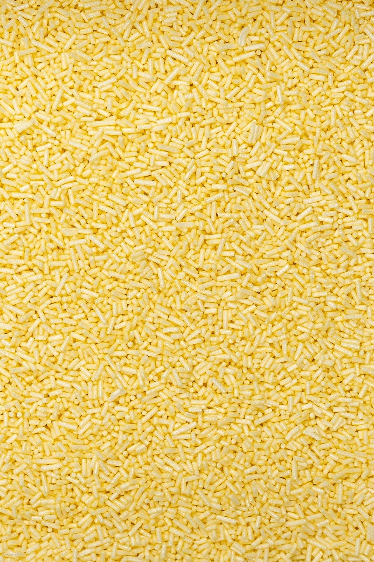 Glimmer Strands - Pastel Yellow (No E171) Sprinkles SPRINKLY