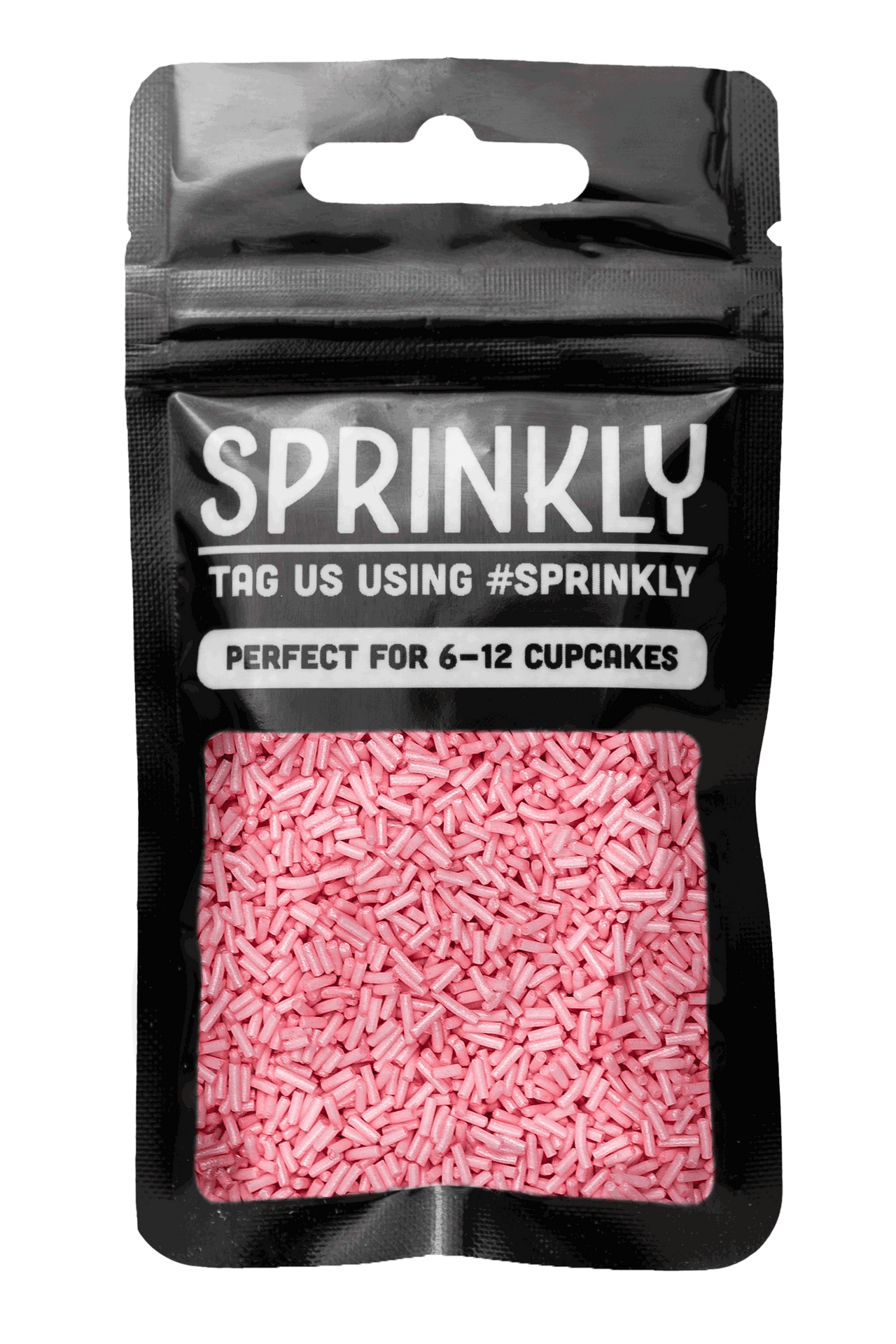 Glimmer Strands - Pink (No E171) Sprinkles SPRINKLY