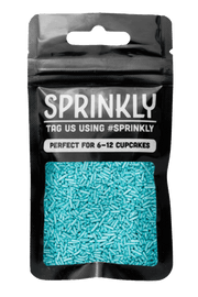 Glimmer Strands - Turquoise (No E171) Sprinkles SPRINKLY