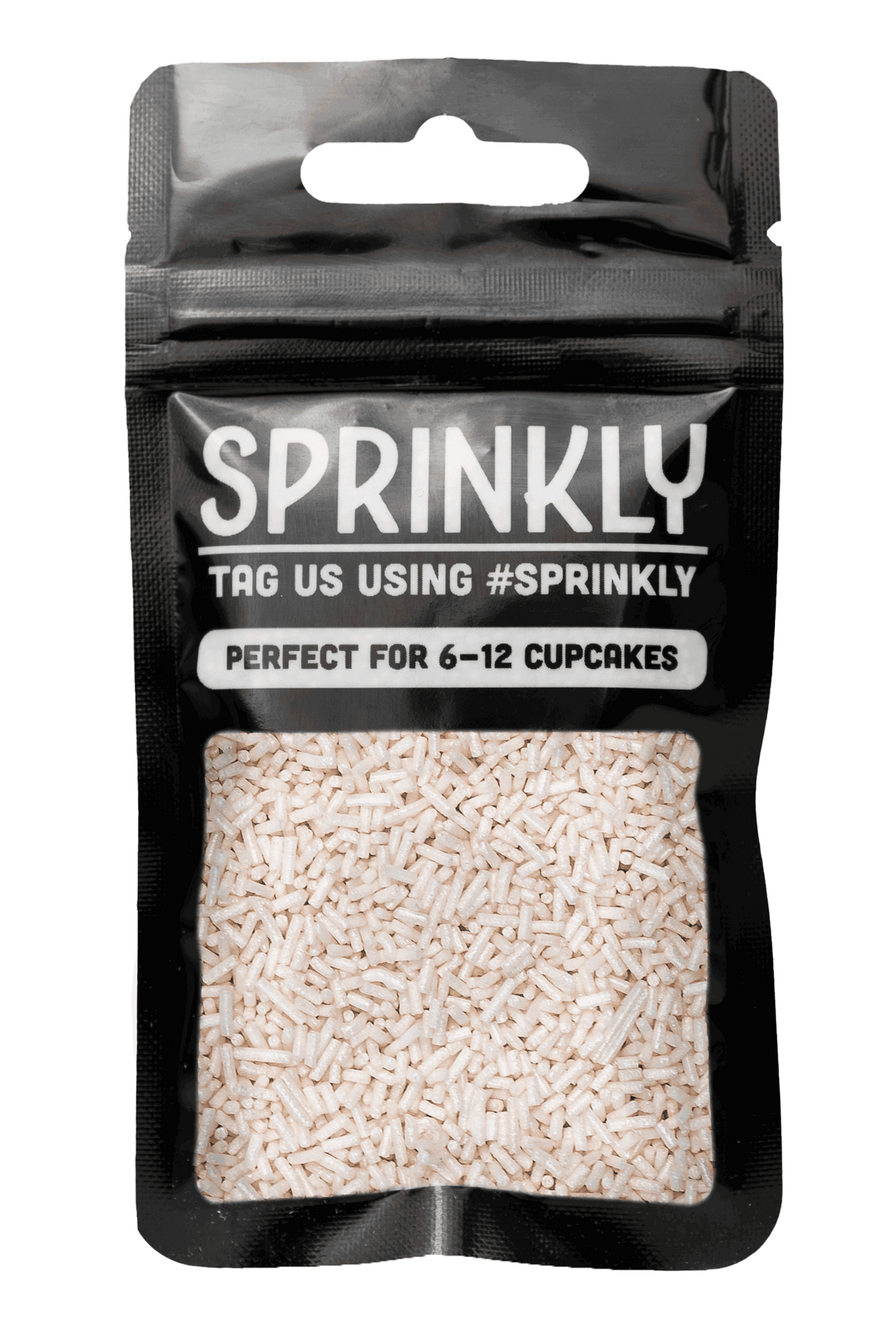 Glimmer Strands - White (No E171) Sprinkles SPRINKLY