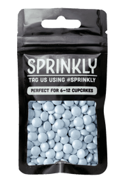 Mini Chocolate Beans - White Sprinkles Sprinkly 30g Sample Packet 