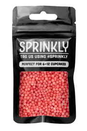 Organic Pearls - Red Sprinkles SPRINKLY 30g Sample Packet